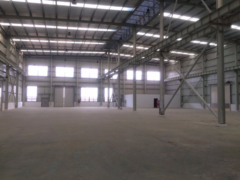  空港四路独立车间 地坪漆 办公楼 宿舍